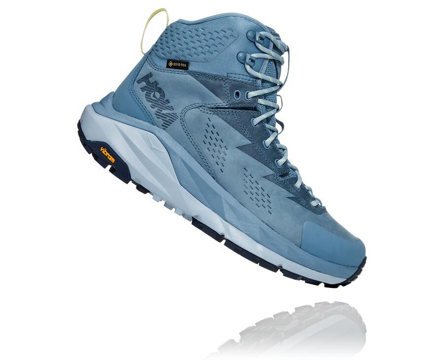 Botas De Montaña Hoka One One Mujer Azules - Kaha Gore-Tex - HOSM05764